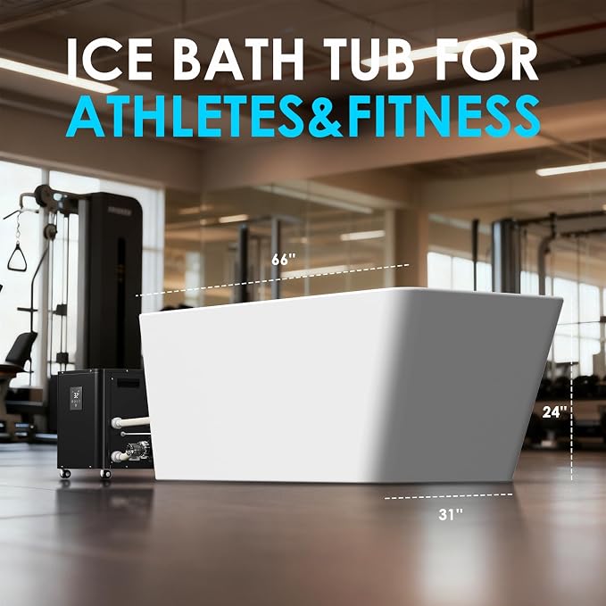Cold Plunge Tub with Water Chiller, Large Ice Bath - Image 2