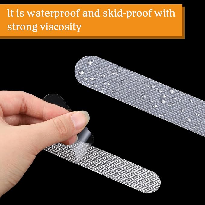 20 PCS Bathtub Shower Non Slip Stickers, Bathtub Peel-and-Stick Safety Decals - Image 4