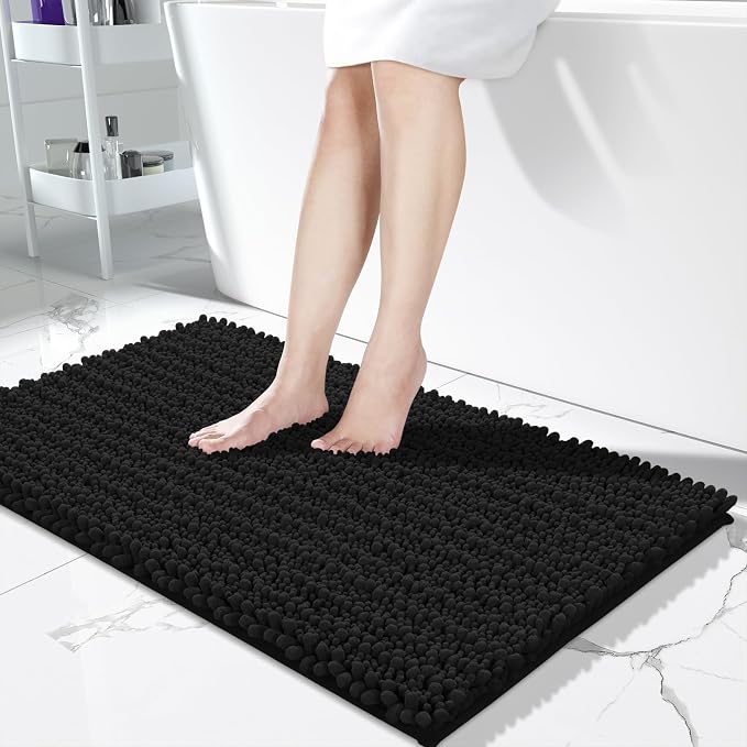Yimobra Long Bathroom Rugs Non Slip Washable 44x24 Inch by Yimobra