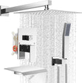 Rain Shower Faucet Set Wall Mounted Rainfall by IUERASD