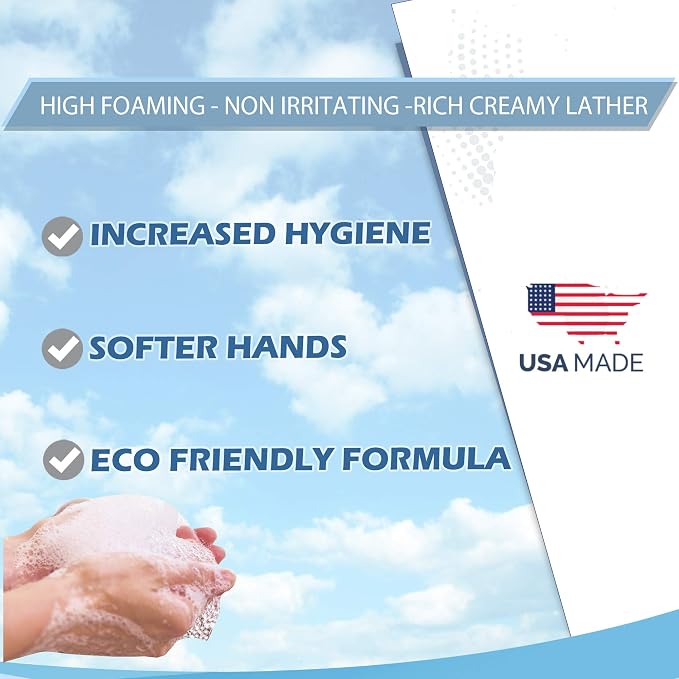 GreenFist Foaming Hand Soap Refills Gentle-Hand Wash Lemon Scent, 128 ounce - Image 6