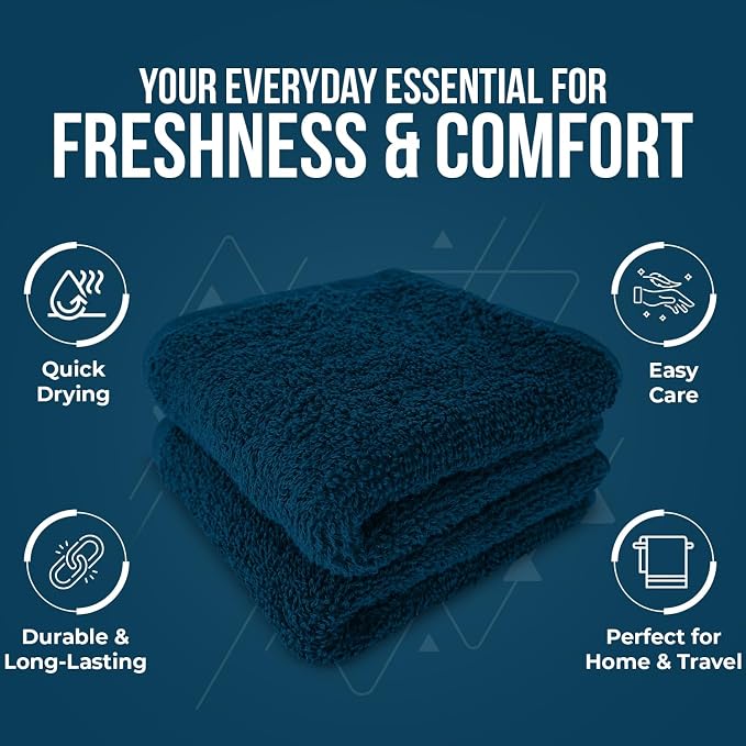 DAN RIVER 12 Pack Wash Cloths for Showering - Image 5