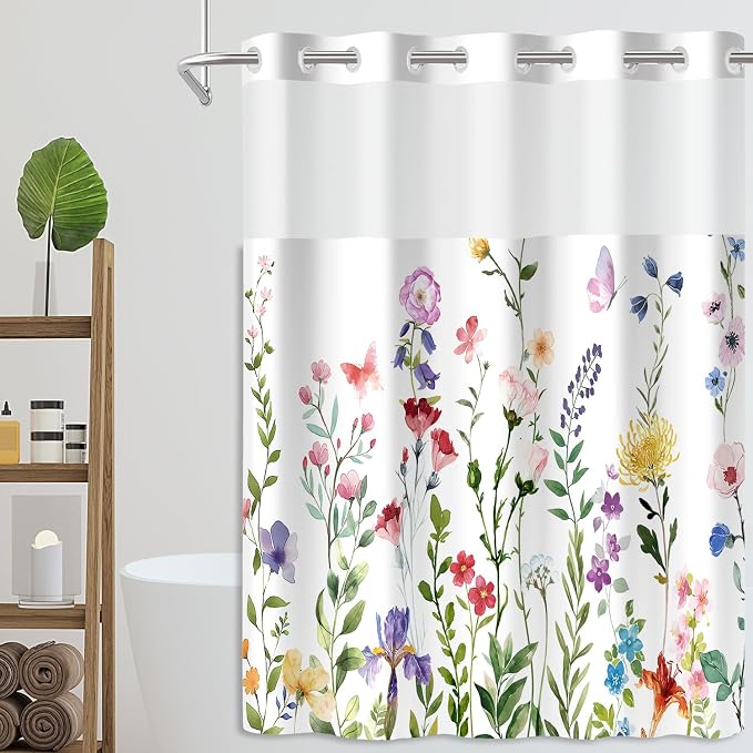 No Hook Shower Curtain Set - Image 7