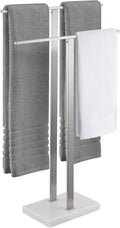 KES Standing Towel Racks for Bathroom 2-Tier, Floor Towel Rack Stand by KES
