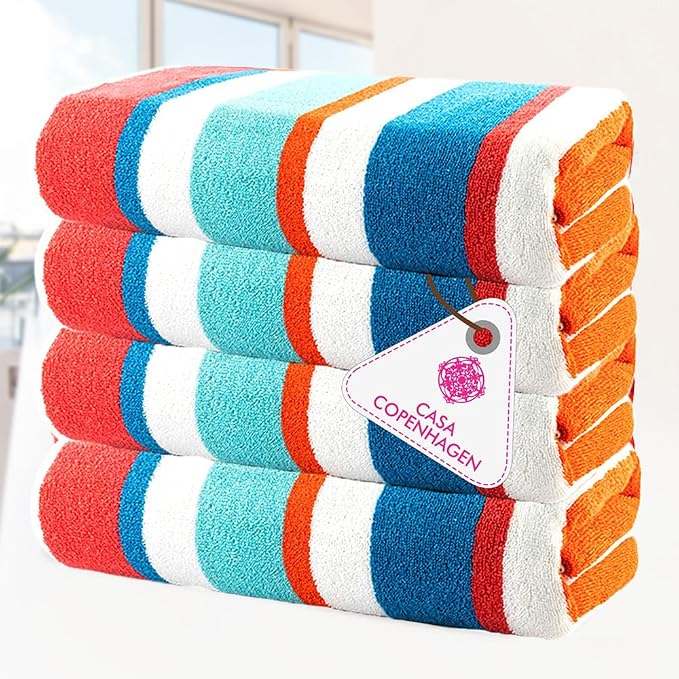 CASA COPENHAGEN Bora Bora Beach Towels Designed in Denmark Rough and Tough - Image 2
