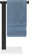 Stainless Steel L-Shaped Hand Towel Holder, SUS304 Bathroom Towel Rack by WINMIEN