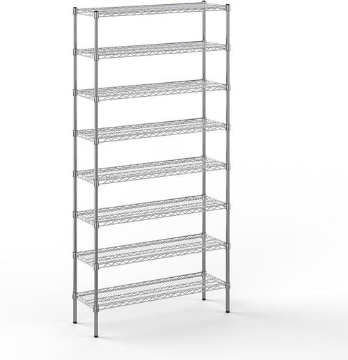 14" Deep x 42" Wide x 86" Height Wire Shelving Kit | 8-Tier | NSF Commercial by Regal+Altair