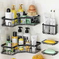 MAXIFFE 5 Pack X-Large Corner Shower Caddy, by MAXIFFE