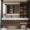 Bathroom Vanities Set, Floating Bathroom Vanity by LUTHXAY