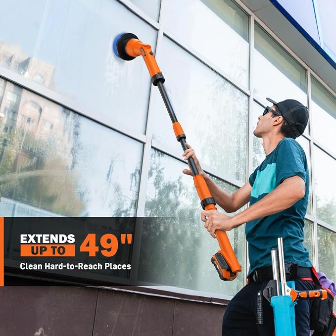20V Electric Scrubber for Cleaning Floors, Walls - Image 3