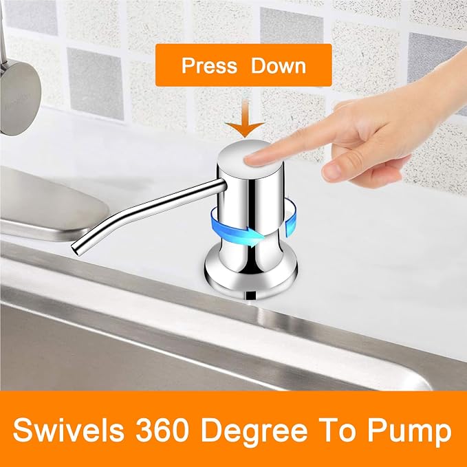 Sink Soap Dispenser, Kichen Sink SoapDispenser, Under Sink Soap Dispenser Pump - Image 2