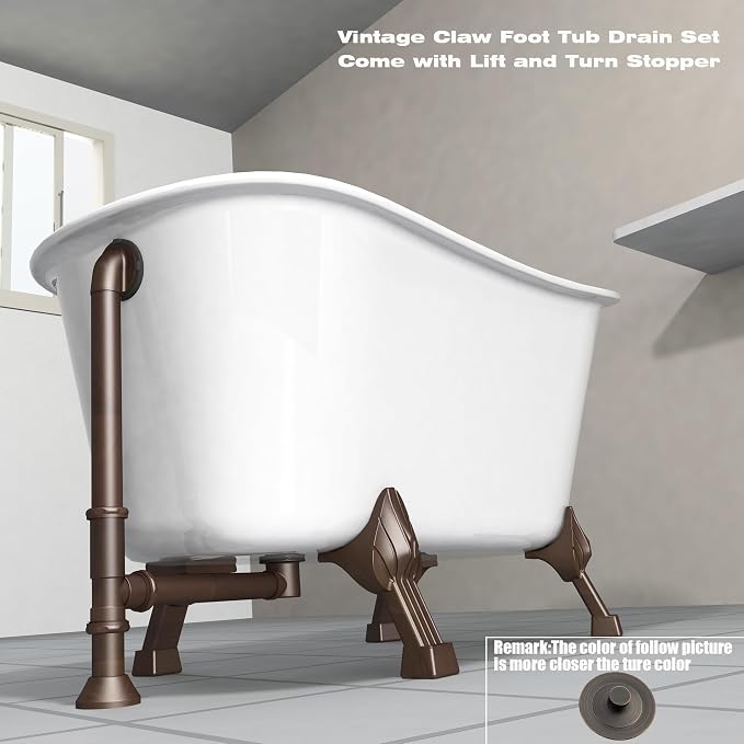 Artiwell Vintage Claw Foot Tub Drain Kit - Image 5