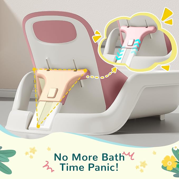 Baby Bathtub, 5-in-1 Reclining Baby Bathtub, Baby Bath Tub - Image 2