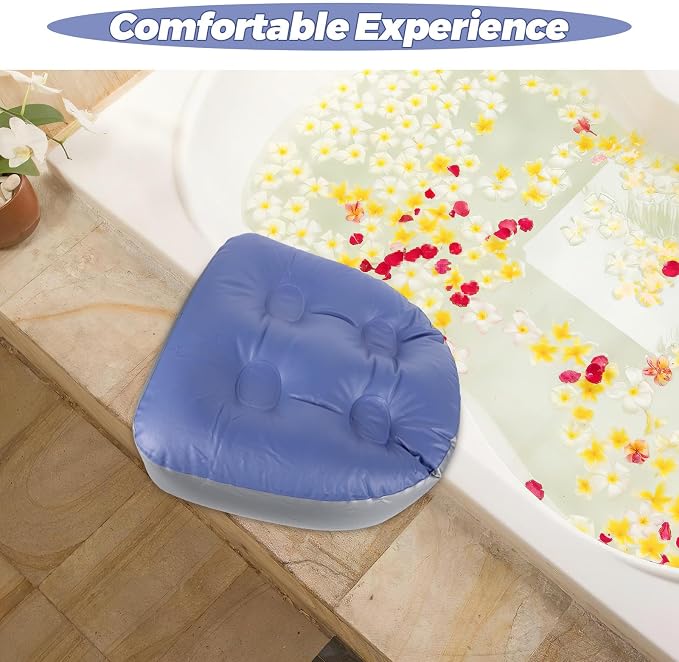 TOYANDONA 3PCS Inflatable Seat Cushion: Comfortable Inflatable Bathtub Cushion - Image 3