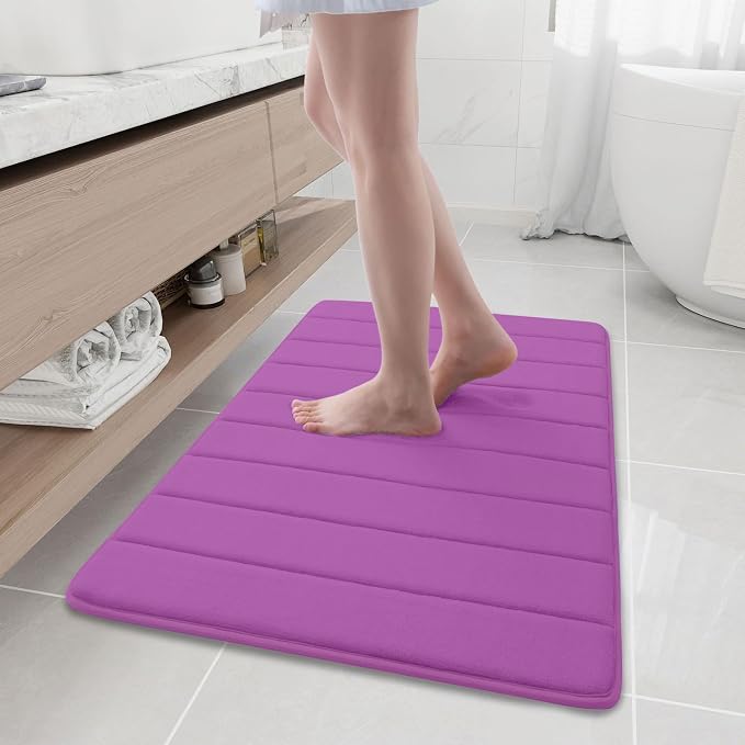 Buganda Memory Foam Bath Mat, 35.4" x 24", Ultra Soft and Non-Slip Bathroom Rugs by Buganda