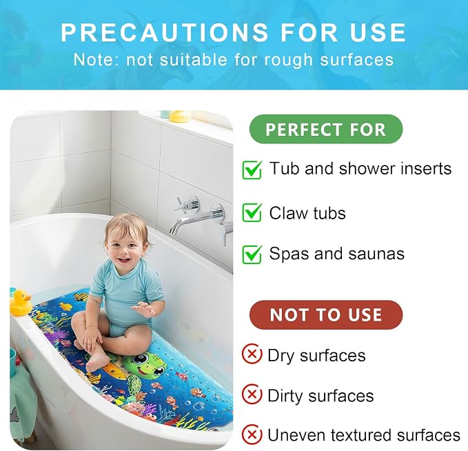 Upgrade Cartoon Baby Bath Mat Non Slip - Image 8