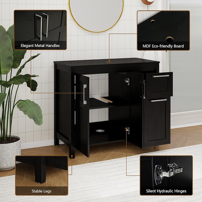 YOURLITE 36 Inches Traditional Bathroom Vanity Set - Image 7