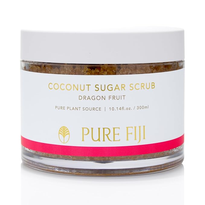 Pure Fiji Coconut Sugar Body Scrub, Dragon Fruit by PureFiji