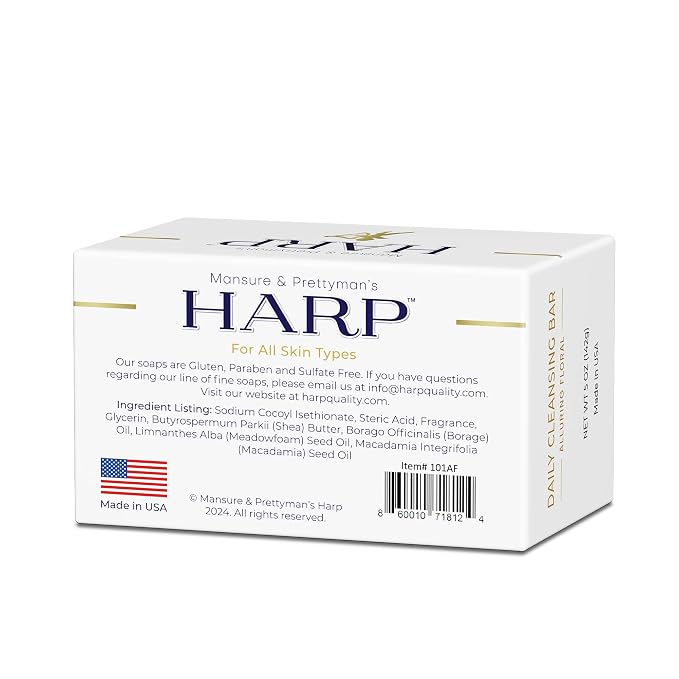 HARP pH-Balanced Body Wash Bar. 100% Syndet. Protects Moisture Barrier - Image 9
