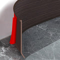 Flexible Baseboard Molding Trim 4 Inch Self-Adhesive Vinyl Wall Base Peel and by Heonay