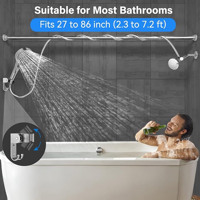 Dual Shower Head with Handheld for Couples: High Pressure Double Shower Heads - Image 2