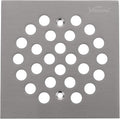 Square 4-1/4 inch Screw-in Shower Floor Drain Grate Strainer by vouruna