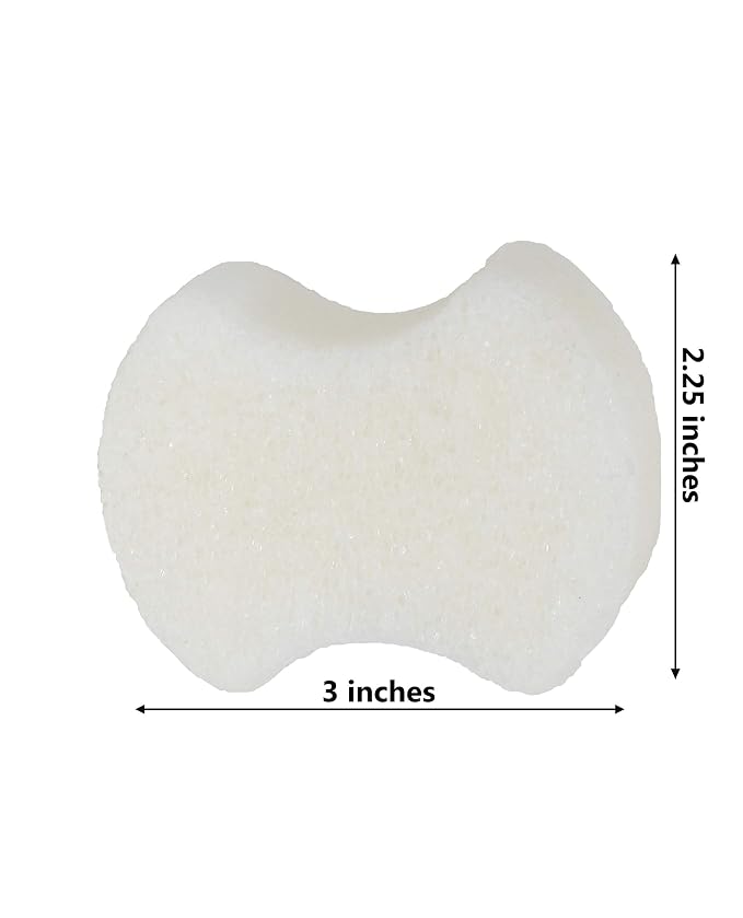 Spongables Pedi Scrub Foot Exfoliating 5+ Wash Travel Sponge, Coconut Colada - Image 2