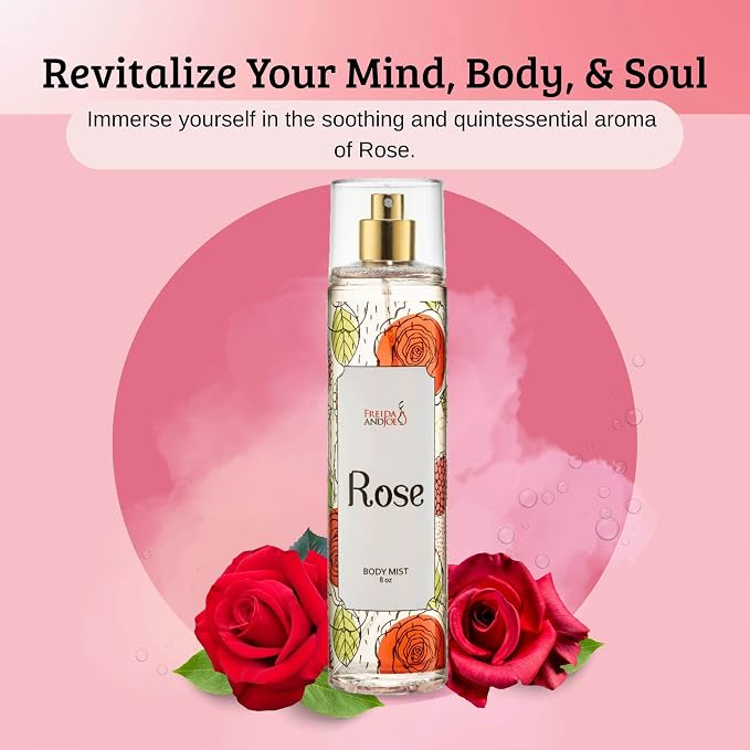 Freida and Joe Rose Elegance Fine Fragrance Body Mist Spray Capturing Timeless - Image 5