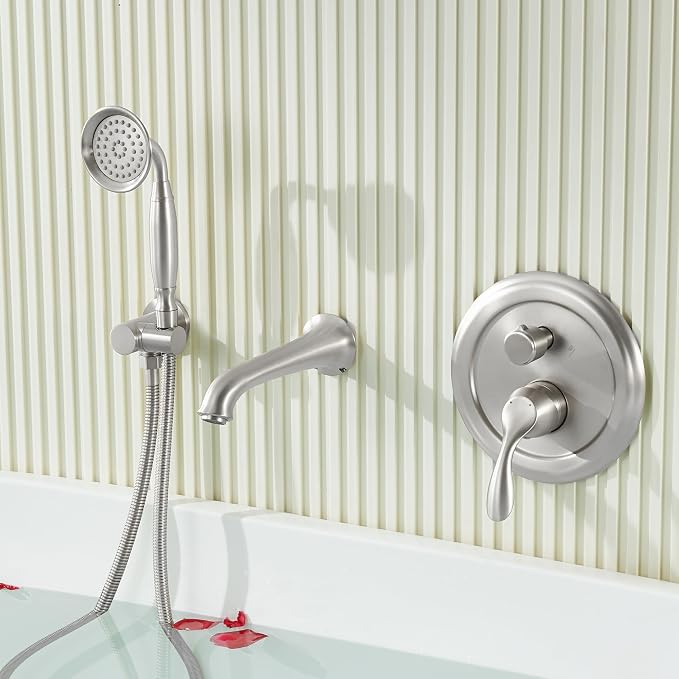 DASAN Antique Wall Mount Tub Filler Faucet - Image 8