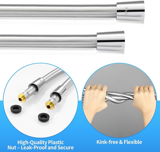 Extra Long Replacement Shower Hose Extension Handheld Shower Head Hose 79 - Image 4