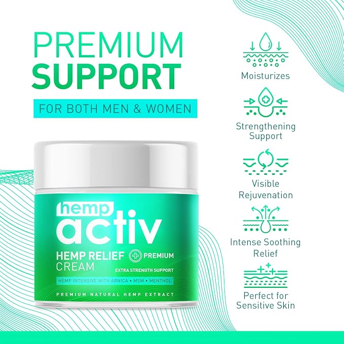 Cooling Hemp Cream – Menthol, MSM & Arnica – Fast-Absorbing, Non-Greasy Formula - Image 4