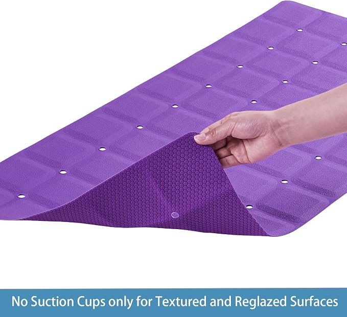 Foldable Silicone Bathtub Mat: Jumbo Size Heavy Duty Safety Bath Mat - Image 5