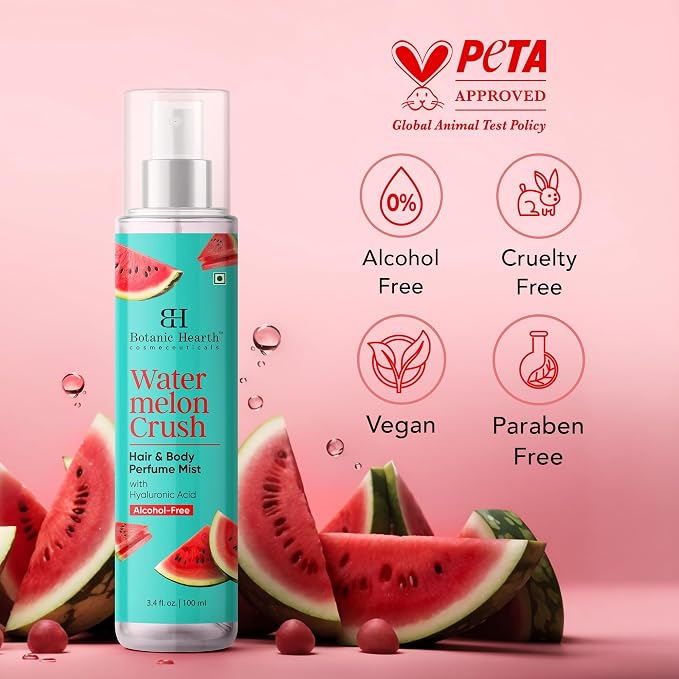 Botanic Hearth Watermelon Hair Perfume & Body Perfume Mist - Image 4