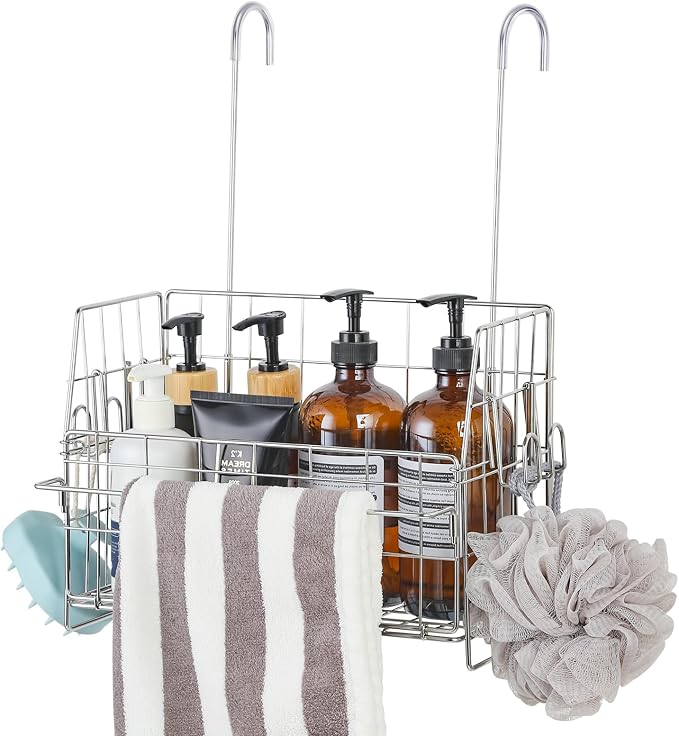 Hanging Shower Organizer, Shower Caddy Hanging, Bathroom Storage Rack by SUTINE