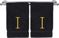 Monogrammed Hand Towel, Personalized Initial Gift, Extra Absorbent 100% Turkish by BareCotton