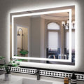 ISKM 40'' x 30'' LED Mirror for Bathroom Lighted Vanity Mirror for Wall Front by ISKM-IStillKeepMovin