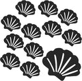 Bathtub Stickers Non Slip, Shell Shaped Tubs Safety Shower Treads, Adhesive by Coufce