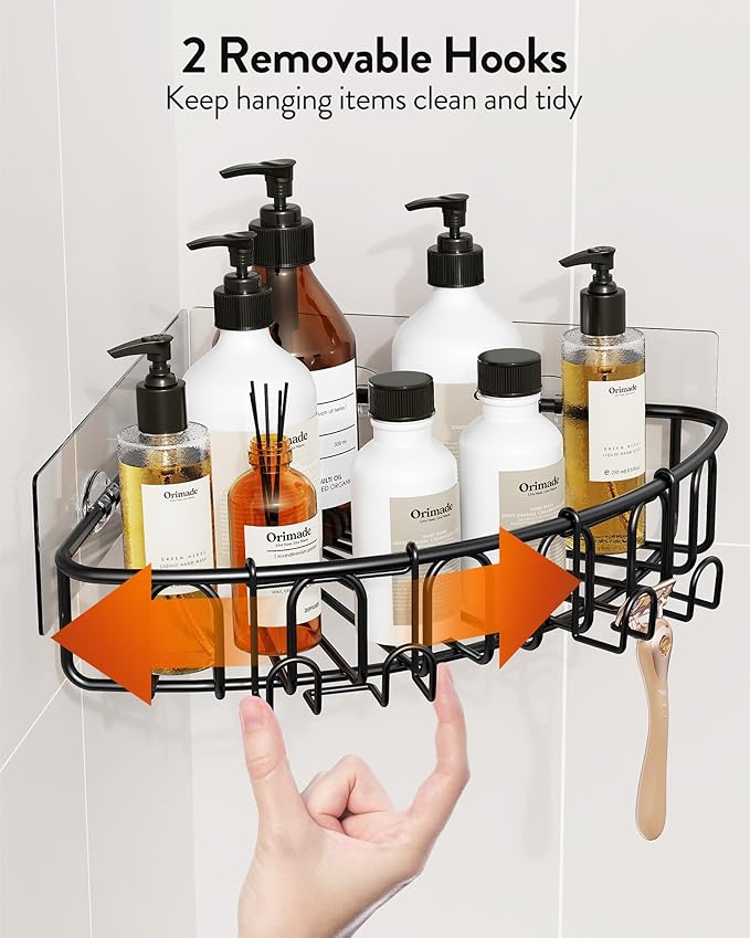 Orimade Corner Shower Caddy Stainless Steel - Image 4
