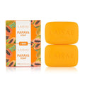 Papaya Exfoliating Soap, Hydrating Face Moisturizer by LAISAE
