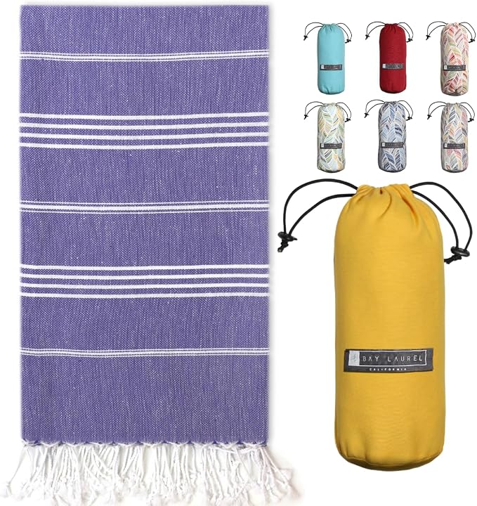 BAY LAUREL Turkish Beach Towel by BayLaurel