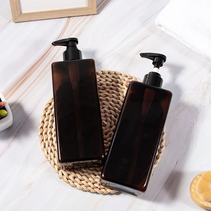 Shower Pump Bottles, Yebeauty 3pcs 17oz 500ml Empty Refillable Shampoo and - Image 8