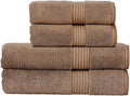 Christy Supreme Hygro 4 Piece Towel Set | Mocha | 100% Luxury Supima Cotton | by Christy