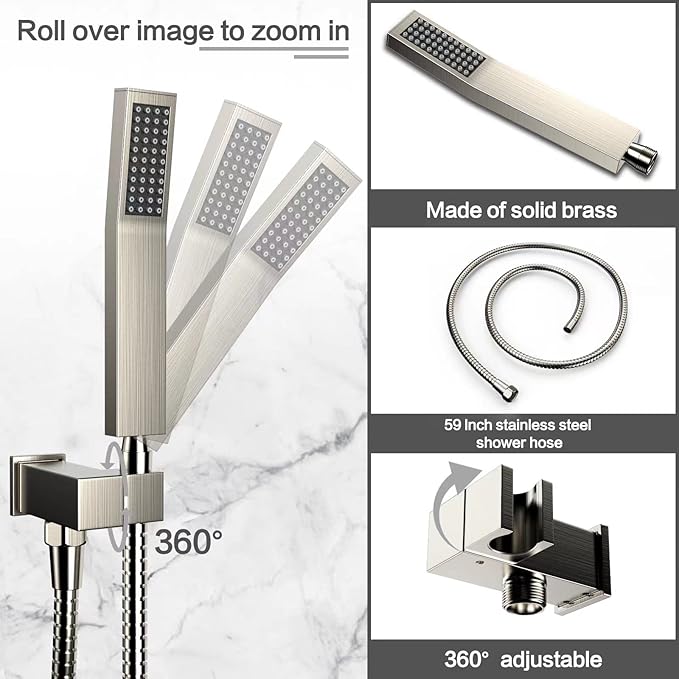 Rain Shower System 12 Inches Shower Head - Image 5