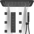 Matte Black Shower System Thermostatic Shower Faucet by KATAIS