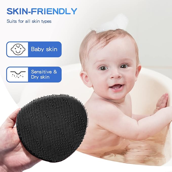 Manmihealth Soft Silicone Shower Brush, Super-Lathering and Deep-Cleaning Body - Image 3
