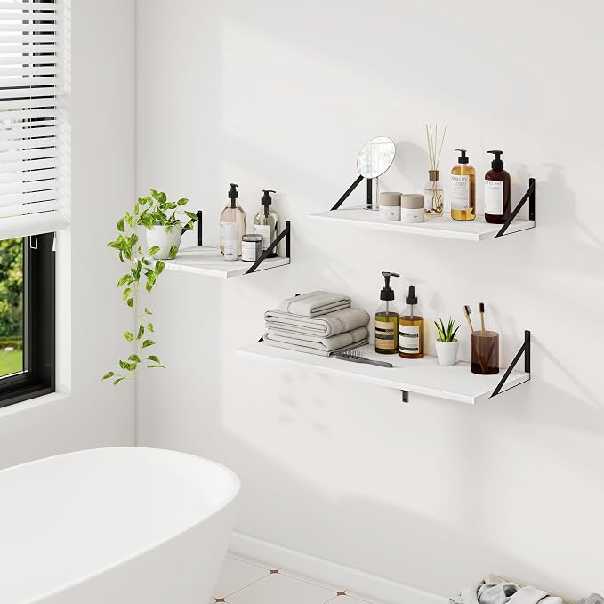 Dreamland White Floating Shelves - Image 2
