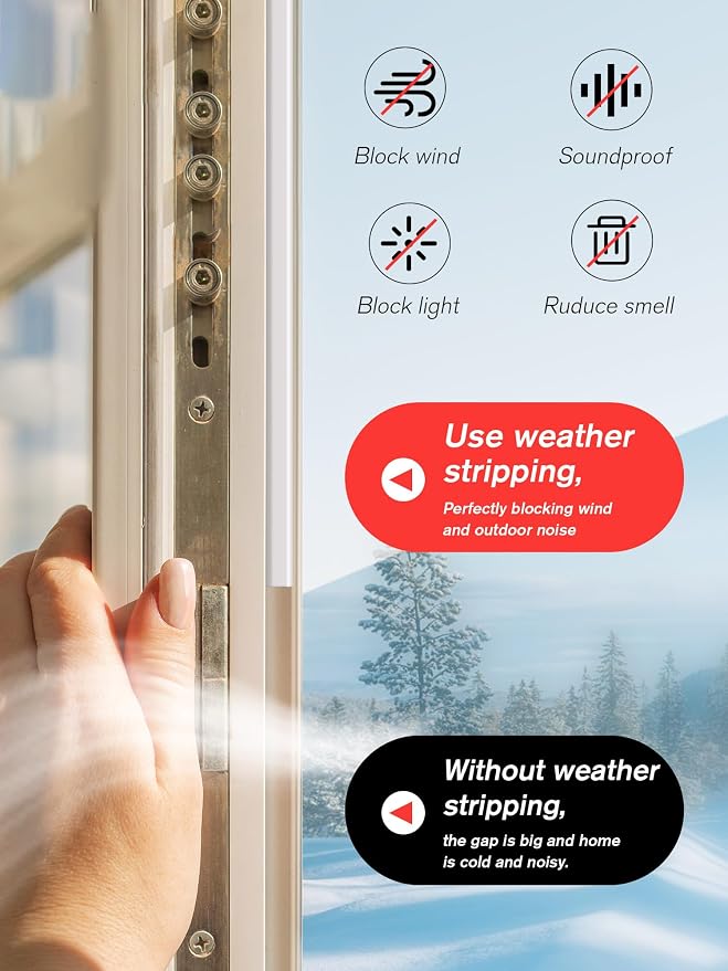 Weather Stripping Silicone Door Seal Strip - Image 5