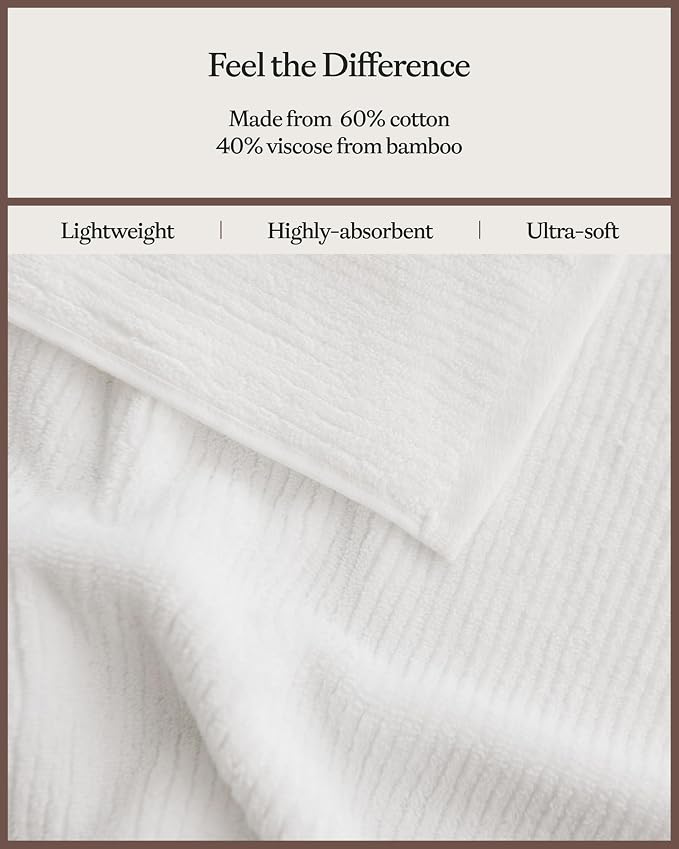 Cozy Earth Ribbed Hand Towel Set - Image 4