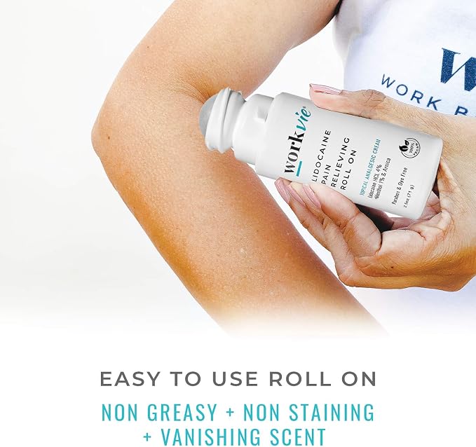 Lidocaine Roll On Pain Relief Cream 2pk Maximum Strength - Image 3