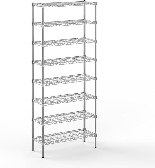 14" Deep x 36" Wide x 86" Height Wire Shelving Kit | 8-Tier |NSF Commercial by Regal+Altair